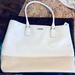 Kate Spade Accessories | Large Kate Spade Shoulder Bag/Tote Purse. White And Tan Exterior. | Color: Tan/White | Size: Os