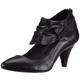 Buffalo silk leather 109-4228, Damen Pumps, schwarz, (black 01), EU 37