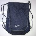 Nike Bags | Nike Drawstring Bag Vintage Black, Gray & Blue | Color: Black/Blue | Size: Os
