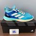 Adidas Shoes | Adidas Adizero Ubersonic 4.1 Tennis Shoes Id1562 Hard Court Aqua Flash Men Sz 9 | Color: Blue/White | Size: 9