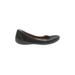 Naturalizer Flats: Slip On Wedge Casual Black Solid Shoes - Women's Size 8 1/2 - Round Toe