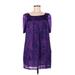 French Connection Casual Dress - Shift: Purple Dresses - Women's Size 6