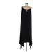 Gigi Parker Casual Dress - Maxi: Black Solid Dresses - New - Women's Size Large