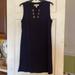 Michael Kors Dresses | Michael Kors Navy Sleeveless Dress. Size L | Color: Blue | Size: L