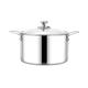 Stockpot Food-Grade 316 Stainless Steel Soup Pot Thickened and Deepened Large-Capacity Household Stew Pot Soup Pot (Size : 24cm)