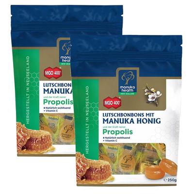 Manuka Health MGO 400+ Lutschbonb.Propolis x2 2x250 g Bonbons Image
