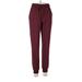 Lululemon Athletica Sweatpants - Mid/Reg Rise: Burgundy Activewear - Women's Size 6