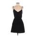 Leith Casual Dress - Mini: Black Solid Dresses - Women's Size Small