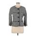 Max Studio Blazer Jacket: Short Gray Jackets & Outerwear - Women's Size 8