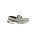 Sperry Top Sider Sneakers Gray Animal Print Shoes - Women's Size 7 1/2 - Almond Toe