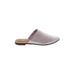 TOMS Mule/Clog: Slip On Stacked Heel Glamorous Gray Print Shoes - Women's Size 7 1/2 - Almond Toe