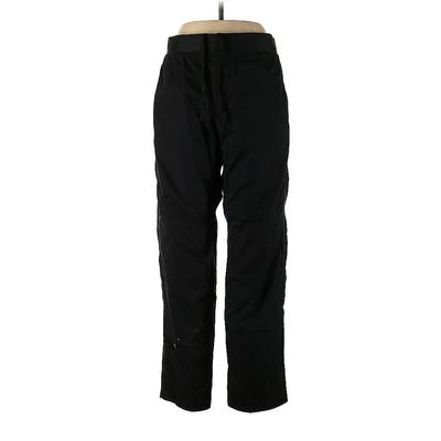 Chef Works Khaki Pant: Black Solid Bottoms - Women's Size Large