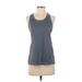 Victoria Sport Active Tank Top: Gray Activewear - Women's Size Small