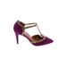 Halogen Heels: Pumps Stiletto Cocktail Party Purple Shoes - Women's Size 8 - Pointed Toe