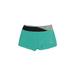 Nike Athletic Shorts: Green Print Activewear - Women's Size Medium