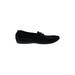 Munro American Flats: Slip On Wedge Work Black Solid Shoes - Women's Size 11 - Almond Toe