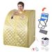 Yescom 2L Portable Light Home Steam Sauna Spa Tent Detox Weight Loss Body Slimming Bath - One-size