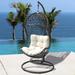 Panama Jack Hanging Chair w/Metal Stand & Cushions - 38"L x 38"W x 75"H