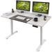 Height Adjustable Electric Standing Desk, 55 x 28" Stand Up Desk, Sit Stand Home Office Desk Workstation with Metal Bracket