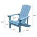 Adirondack Chair Set of 2, Pool Reclining Fire Pit Chairs Set Outdoor Patio Lounger Chair Sun Tanning Beach Chair