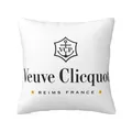 Juste de coussin champagne moderne pour canapé taie d'oreiller en polyester champagne