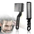 Peignes de coiffeur à décoloration pour hommes mélange haut plat positionnement tondeuse à