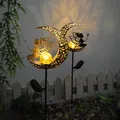Luci solari a Led per esterni impermeabili luna fata prato giardino lampade solari per percorso paesaggio cortile ghirlanda decorazione pali