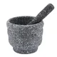 1Set Japan Imitate Granite Mortar Guacamole Garlic Spice Mixing Grinding Crusher Bowl Spices