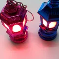 Keychain Lantern Led Light Keyring Ramadan Key Mini Eid Lamp Pocket Flashlight Torch Chain Mubarak