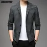 Top Grade Traceless Classic costoso New Brand Casual Fashion Designer Suit For Men Blazer Jacket