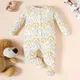 Autumn Winter Boys and Girls Animal Cute Little Lion Graphic Footed Bodysuit Baby Boy Cute Pajamas
