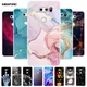 For LG V30 Plus Cases LG V50S V30 G8X Thinq Clear Marble Soft Silicone Back Case for LG V50S Phone