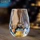 Luxury Crystal Glass Vodka Glass Sake Shochu Glass Bar Liqueur Double Bottom Gold Foil Glass Tea Cup