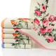 Soft Flower Face Towel 100% Cotton Floral Printed Terry Cloth Home Hair Hand Towels Bathroom