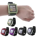 Smart Aluminum Metal Wrist Strap Watch Band for Apple iPod Nano 6 6th Cover Case