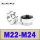 1pc NuoNuoWell Stainless Steel M22-M24 Thread Connector for Faucet Fittings Tap Adapter Bubbler