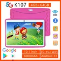 BDF Android12 Kids Tablets 10.1 Inch 4GB+64GB Wifi+3G 4G Lte Internet Google Play Tablets for