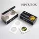 50Pcs New White Cardboard 2x2 Mylar Coin Holders with Storage Box Holder Cardboard Coin Holders