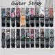 Guitar Strap For Electric Acoustic Guitar Bass Color Print Multiple styles Adjustable Polyester Back