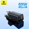 Baseus 65W GaN Charger Quick Charge 4.0 3.0 Type C PD Charger caricatore USB per iPhone 15 14 13 12