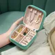 2021 Jewelry Organizer Display Travel Jewelry Case Boxes Travel Portable Jewelry Box Leather Storage