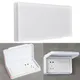 86 Type Double Socket Protector Electric Plug Cover White Waterproof Box Bathroom Wall Switch