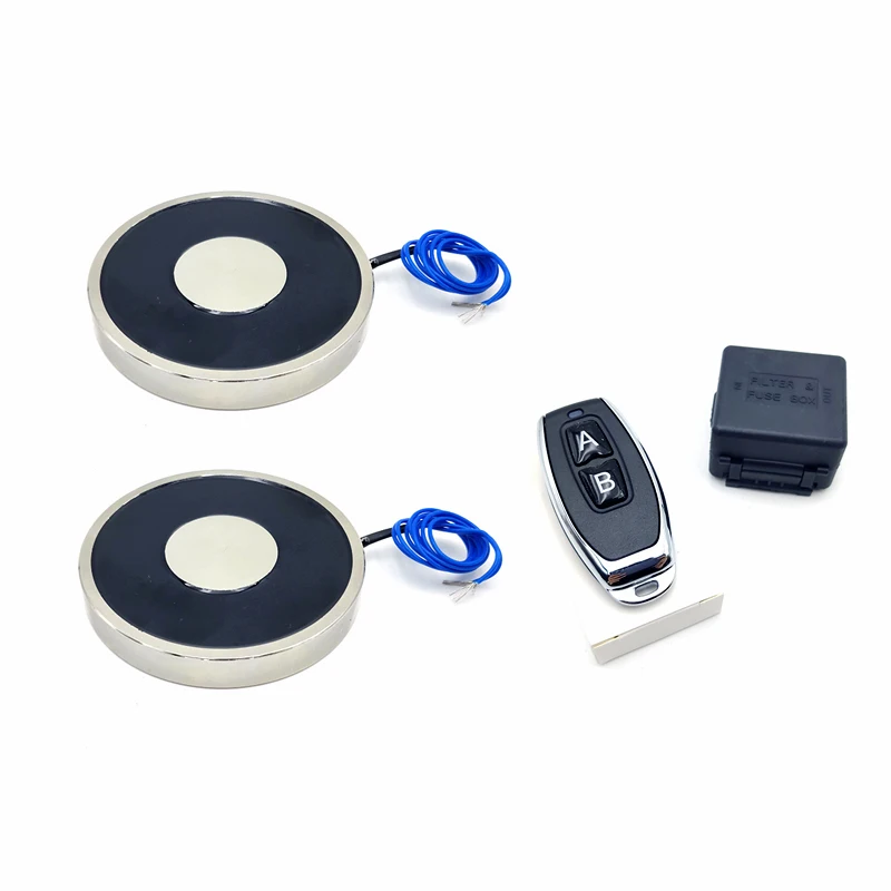 Controllo magnetico Elettromagnete wireless Cilindro DC12V remoto Ventosa solenoide elettromagnetico elettrico