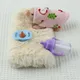 Silicone Pig Accessories Toy Elastic Fake Animal Ornament Simulation Reborn Pinch Toy Interactive