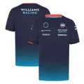 2024 New F1 Williams Racing wear High quality 3D printed T-shirt Summer men's casual blazer
