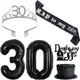Rip to My 20s Sash and Crown Death to My 20s Cake Topper Number 30 Balloon for Funeral Themed Thirty