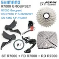 Shimano 105 R7000 Groupset 2x11s Road Bike Bicycle Groupset ST+FD+RD+CS+CN/KMC 11-28T 11-30T 11-32T