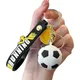 Soccer Gifts Key Chain Silicone Key Rings Football Keychains For Boys Girls Reward Football Sports