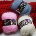 50G Drawing-down Mohair Hand Woven Medium and Thin Wool Double Knit Yarn Mohair Yarn cotton yarn