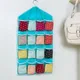 16 Grid Mesh Pockets Wall Hanging Shoes Storage Organizer Rack Over The Door Fabric Cabinet Closets